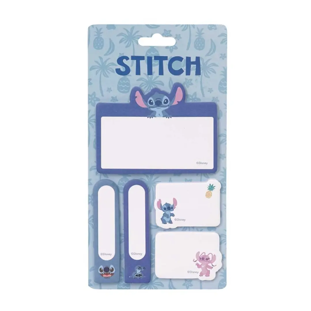 Safta Stitch Pack de Notas Adhesivas - Formatos Surtidos - Cabecera para Colgar - 10x20cm - Multicolor 1