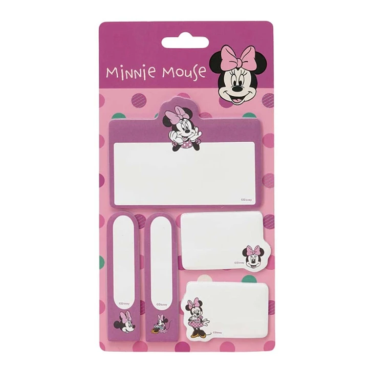 Safta Minnie Mouse Minty Pack de Notas Adhesivas - Formatos Surtidos - Cabecera para Colgar - 10x20cm - Color Rosa 1