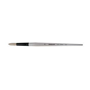 Daler Rowney Graduate Pincel para Oleo - Pelo de Cerda Natural - Mango Largo - Redondo - N°10