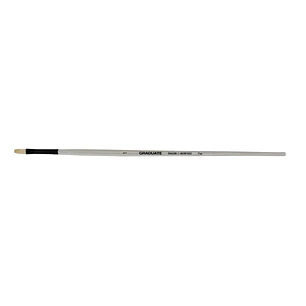Daler Rowney Graduate Pincel para Oleo - Pelo de Cerda Natural - Mango Largo - Plano- N°1