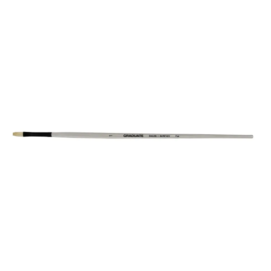 Daler Rowney Graduate Pincel para Oleo - Pelo de Cerda Natural - Mango Largo - Plano- N°1 1