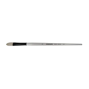 Daler Rowney Graduate Pincel para Oleo - Pelo de Cerda Natural - Mango Largo - Lengua de Gato - N°8