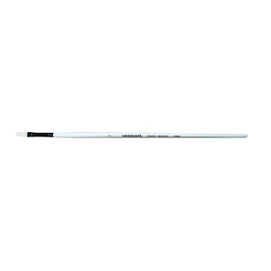 Daler Rowney Graduate Pincel para Oleo - Pelo de Cerda Natural - Mango Largo - Lengua de Gato - N°1