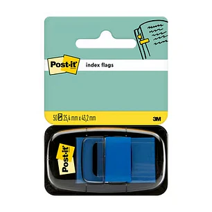 Post-it Index Dispensador con 50 Marcadores Reposicionables 25.4 x 43.2mm - Adherencia Firme - Para Marcar, Señalar o Destacar Informacion - 710008983