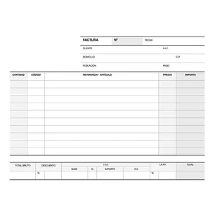 Apli Talonario Factura 1/4 Apaisado Duplicado A-64 - Papel Autocopiativo - 50 Juegos por Talonario - Numeracion Secuencial - Blanco y Amarillo
