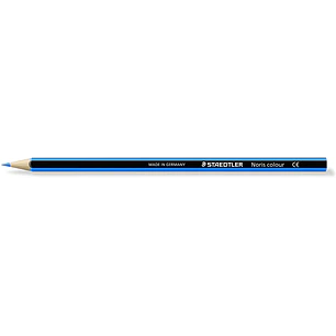 Staedtler Noris Colour 185 Lapiz Hexagonal de Color - Resistencia a la Rotura - Material Wopex - Color Azul