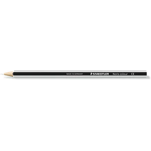 Staedtler Noris Colour 185 Lapiz Hexagonal de Color - Resistencia a la Rotura - Material Wopex - Color Blanco