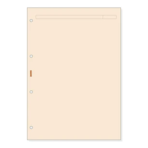 Finocam R4043 Recambio para Agendas Open - Formato A4 - 210x5x297mm - Color Crema