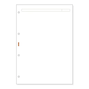 Finocam R4042 Recambio para Agendas Open - Formato A4 - 210x5x297mm - Color Blanco