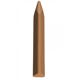 Jovi Triwax Estuche de 12 Ceras - Triangulares - No Manchan - Trazo Suave - Gran Rendimiento - Apto para Sacapuntas - Libre de Alergenos - Color Marró