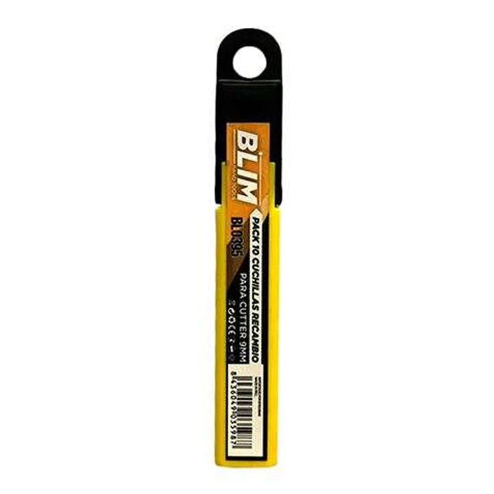 Blim Pack 10 Cuchillas Recambio para Cutters 9mm 1