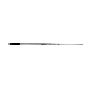 Daler Rowney Graduate Pincel para Oleo - Pelo de Cerda Natural - Mango Largo - Bright - N° 2