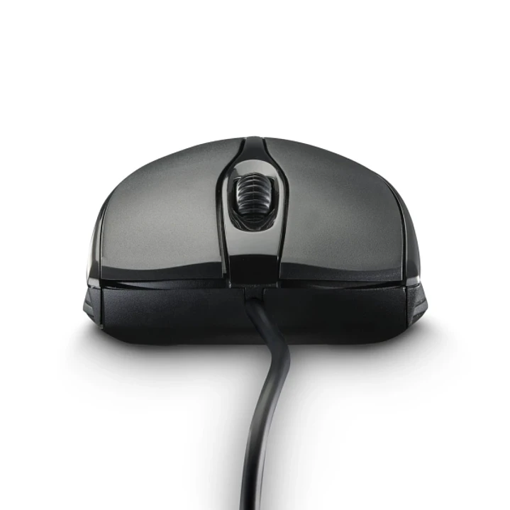 Hama Mc-200 Raton Optico 1000dpi - Cable 150cm - 3 Botones - Uso Ambidiestro - 6.4x3.7x11.4cm - Color Negro 1