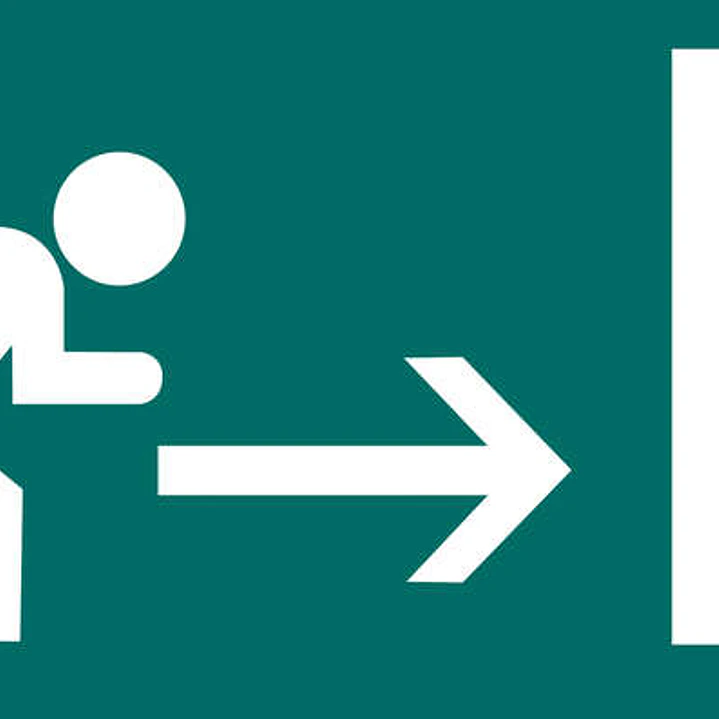 Apli Etiqueta Señalizacion Salida Emergencia Derecha 1 U. 1
