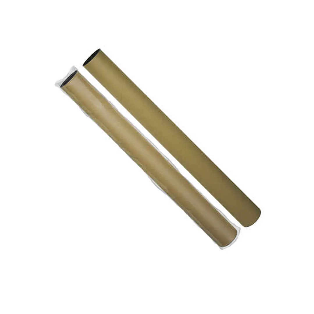 Dohe Tubos de Carton Montados - 100x20mm - Tapas de Plastico Incluidas - Se Sirven Retractilados Individualmente 1