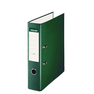 Esselte Archivador de Palanca Formato Folio - Lomo 75mm - Capacidad para 500 Hojas - Color Verde