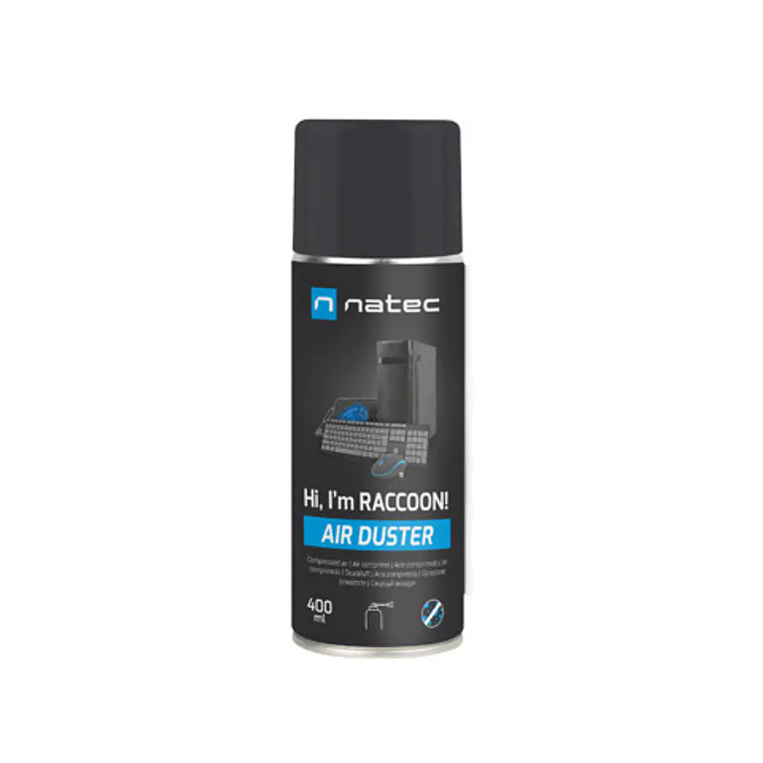 Natec Raccoon 400 ml Aire Comprimido - Tubo de Precision 1
