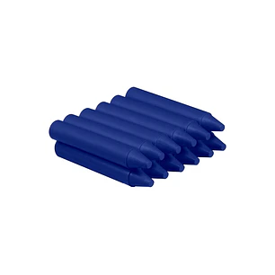 Jovi Estuche de 12 Ceras - No Manchan - No Huelen - Resistentes - Deslizan Bien - Faciles de Afilar - Desarrollan Motricidad Fina - Color Azul
