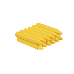 Jovi Estuche de 12 Ceras - No Manchan - No Huelen - Resistentes - Deslizan Bien - Faciles de Afilar - Desarrollan Motricidad Fina - Color Amarillo