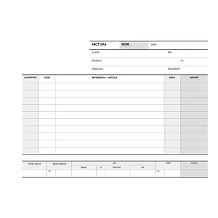 Apli Talonario Factura 1/4 Apaisado Duplicado A-64 - Papel Autocopiativo - Numeracion Secuencial - 50 Juegos por Talonario - Blanco y Amarillo