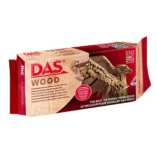 Das Wood Pasta de Madera 350g - Con Tiernas Fibras de Madera - A Base de Agua - Testado Dermatologicamente - Color Marron