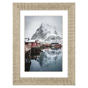 Hama Oslo Marco de Fotos 10x15cm - Madera MDF - 13.1x17.6x1.8cm - Madera Clara