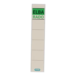 Elba Etiquetas Adhesivas L50mm - Facil de Pegar - Tamaño de 50mm - Ideal para Organización - Color Beige