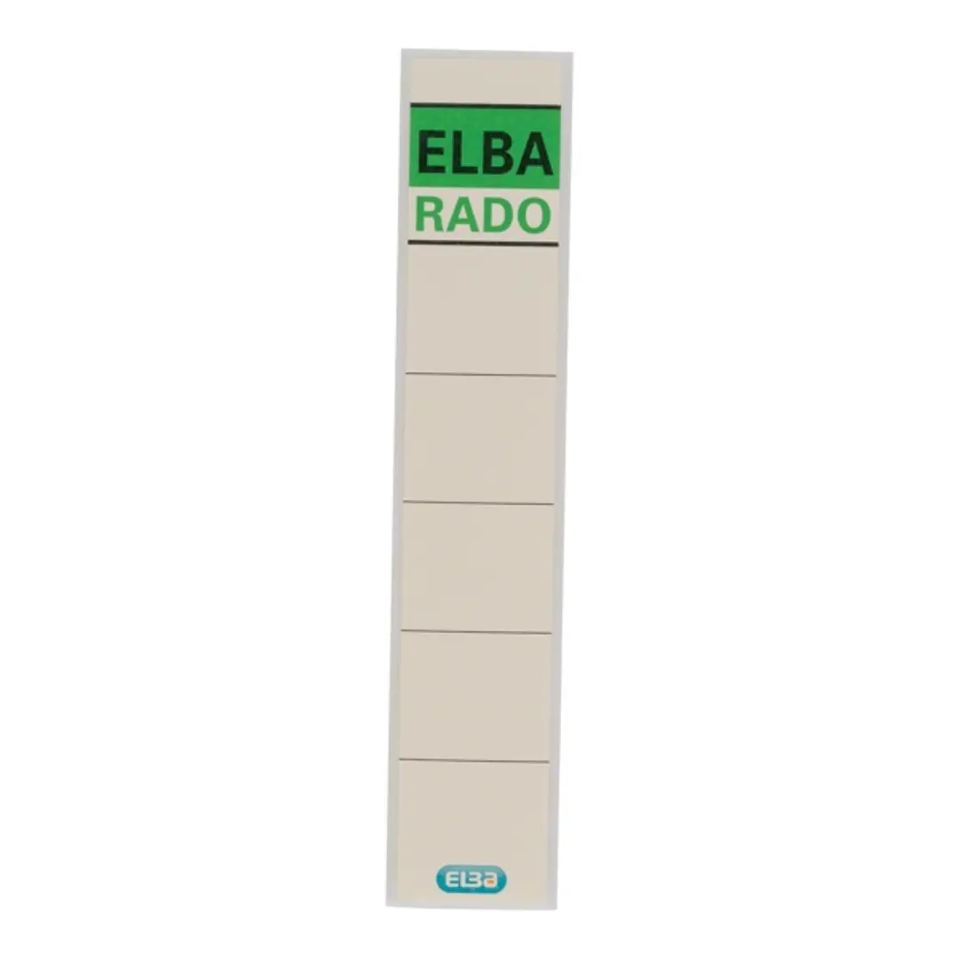 Elba Etiquetas Adhesivas L50mm - Facil de Pegar - Tamaño de 50mm - Ideal para Organización - Color Beige 1