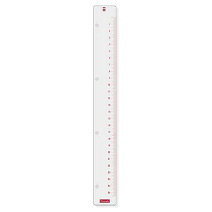 Finocam R4060 Regla para Agendas Open - Formato A4 - 50x297mm - Color Blanco