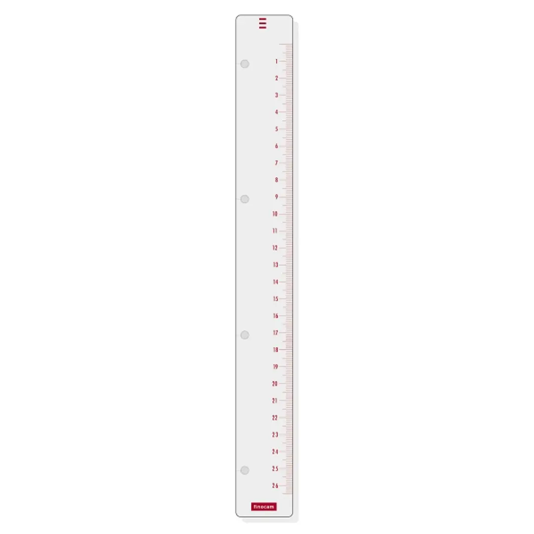 Finocam R4060 Regla para Agendas Open - Formato A4 - 50x297mm - Color Blanco 1