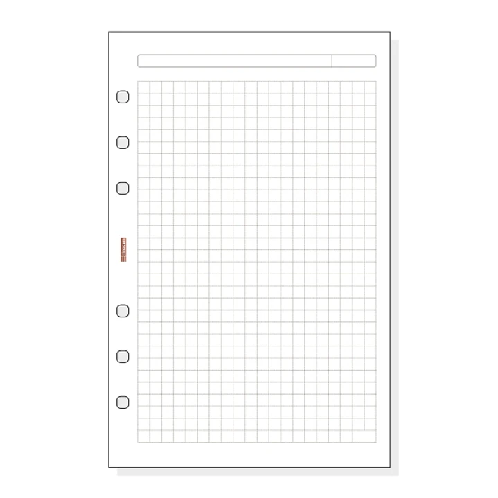 Finocam R540 Recambio para Agendas Open - Cuadriculado - Formato 500 - 117x5x181mm - Color Blanco 1