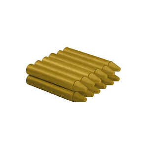 Jovi Estuche de 12 Ceras - No Manchan - No Huelen - Resistentes - Deslizan Bien - Faciles de Afilar - Desarrollan Motricidad Fina - Color Oro