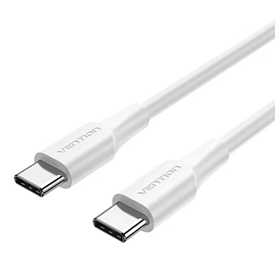Vention Cable USB-C - Potencia hasta 60W - Longitud 1.5m - Carcasa de PVC - Velocidad hasta 480Mbps - Color Blanco