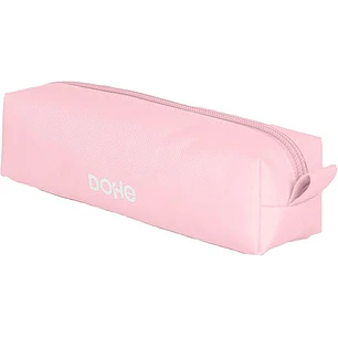 Dohe Serenity Portatodo Cuadrado - Cierre con Cremallera y Tirador de Goma - Color Rosa
