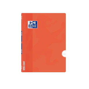 Oxford School Classic Openflex Libreta Grapada A5+ 48 Hojas Pautado 3.5 con Margen - Tapa de Plastico Translucido - Ideal para Estudiantes - Color Nar