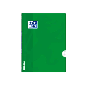 Oxford School Classic Openflex Libreta Grapada A5+ 48 Hojas Cuadricula 4x4 con Margen - Tapa de Plastico Translucido - Ideal para Estudiantes - Color 