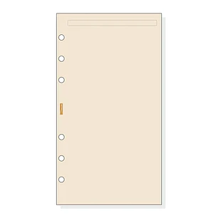 Finocam C943 Notas de Recambio para Agendas Classic - Liso - Formato 609 - 94x171x5mm - Color Crema