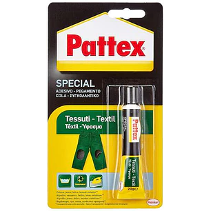 Pattex Pegamento Transparente Especial Textil 20gr - Resistente a Lavados y Planchado - Para todo tipo de Tejidos