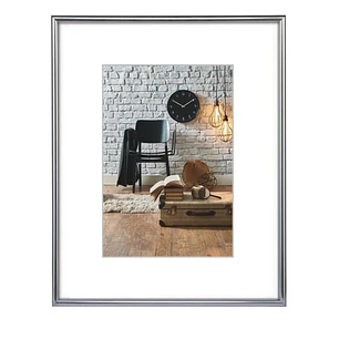 Hama Sevilla Decor Marco de Fotos 13x18cm - Plastico - 14x19.5x2cm - Color Plata