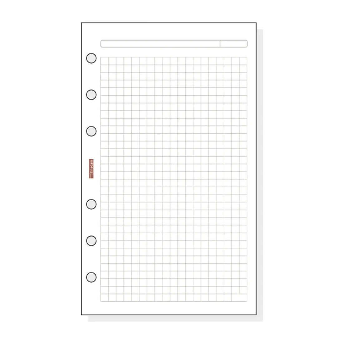 Finocam R440 Recambio para Agendas Open - Cuadriculado - Formato 400 - 91x5x152mm - Color Blanco 1