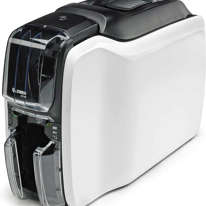 Zebra ZC100 Impresora de Tarjetas - Resolucion Maxima 300x300DPI - Velocidad de Impresion Monocromo 700 Tarjetas/h, Color 150 Tarjetas/h - Conexion US 1