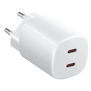 Xiaomi 45W Nano  Turbo Charging Power Adapter Cargador GAN de Pared para Smartphone - 2xUSB-C - Carga Rapida - Color Blanco