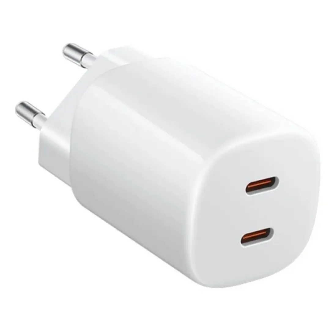 Xiaomi 45W Nano  Turbo Charging Power Adapter Cargador GAN de Pared para Smartphone - 2xUSB-C - Carga Rapida - Color Blanco 1