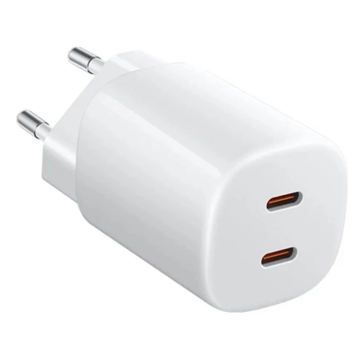 Xiaomi 45W Nano  Turbo Charging Power Adapter Cargador GAN de Pared para Smartphone - 2xUSB-C - Carga Rapida - Color Blanco 1