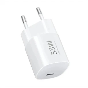 Xiaomi 33W Nano Power Adapter Cargador GAN de Pared para Smartphone - USB-C 33W - Carga Rapida - Color Blanco