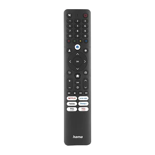 Hama Mando a Distancia para TV TCL - Alcance 10m - 45 Botones - Acceso Directo a Plataformas de Streaming - 4.2x21.5x1.5cm - Color Negro