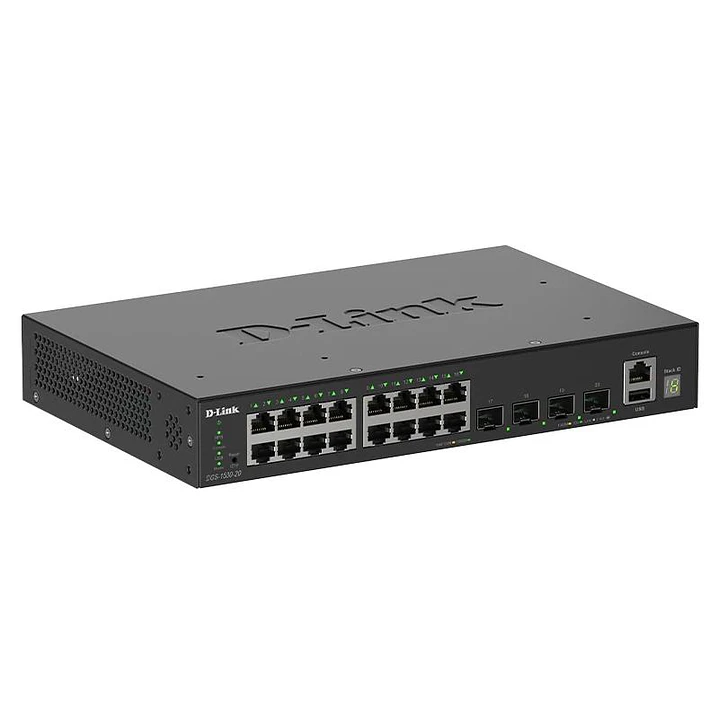 D-Link DGS-1530-20/E Switch 16xGb 4x10G SFP+ 2