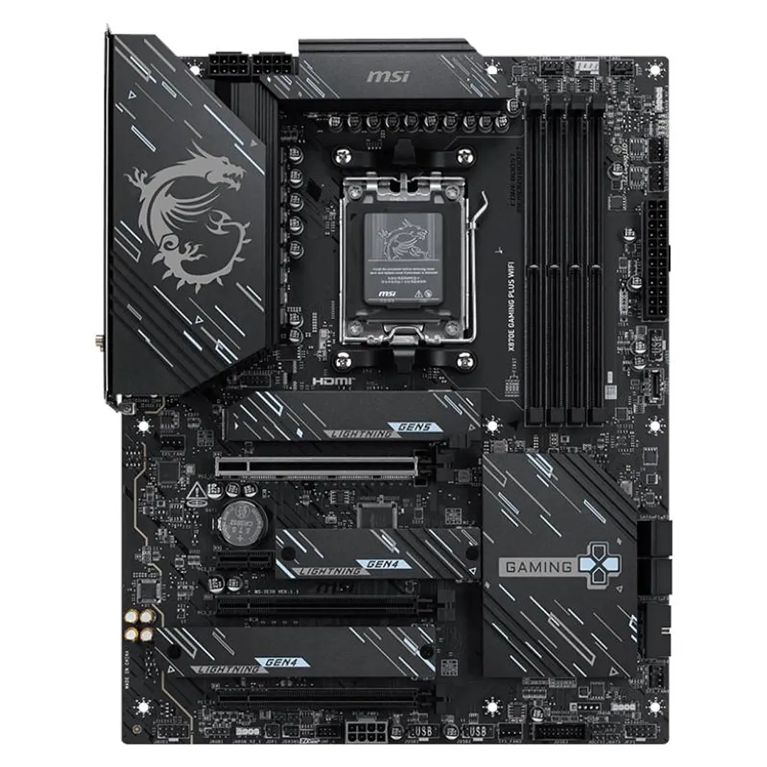 MSI Placa Base X870E GAMING PLUS WIFI DDR5 ATX 4