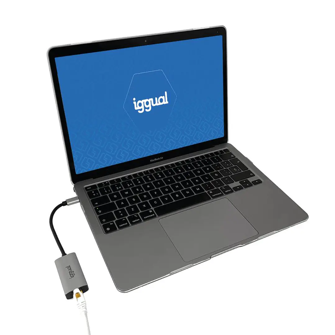 iggual Adaptador tipo C a RJ45 Gigabit 1000Mbps 2