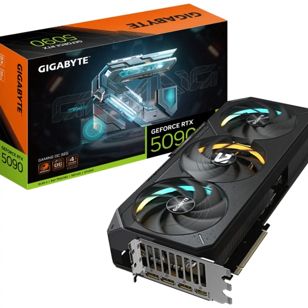 Gigabyte GeForce RTX 5090 Tarjeta Grafica GAMING OC 32GB GDDR7 - 3x DP, HDMI 1